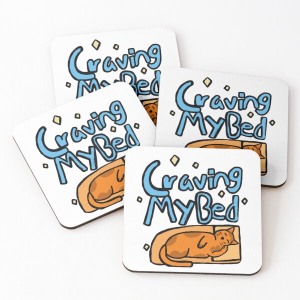 Item preview, Craving My Bed - Orange Cat Sleepcore Design designed and sold by Cherry Prism Designs.