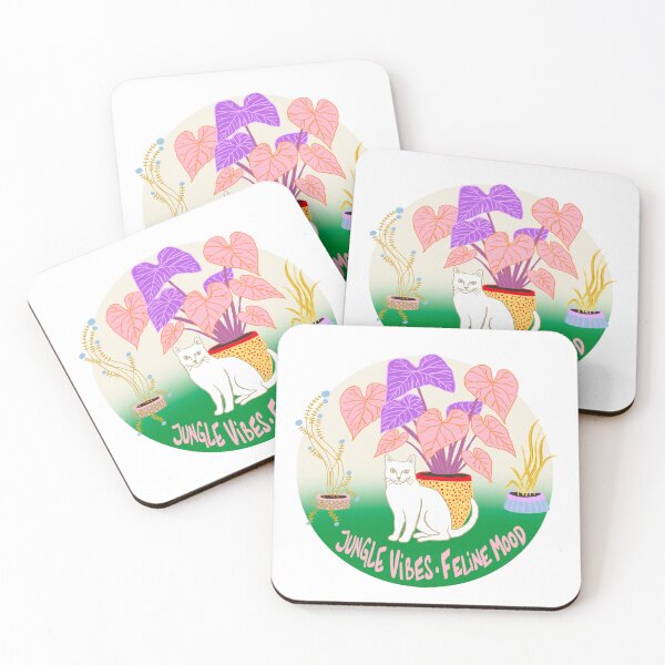 Item preview, Feline Jungle Mood Pastel Vibe designed and sold by marialindemann.