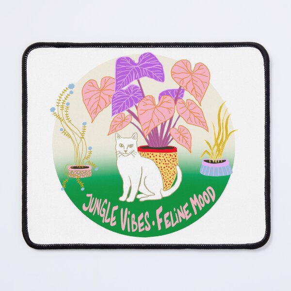 Item preview, Feline Jungle Mood Pastel Vibe designed and sold by marialindemann.