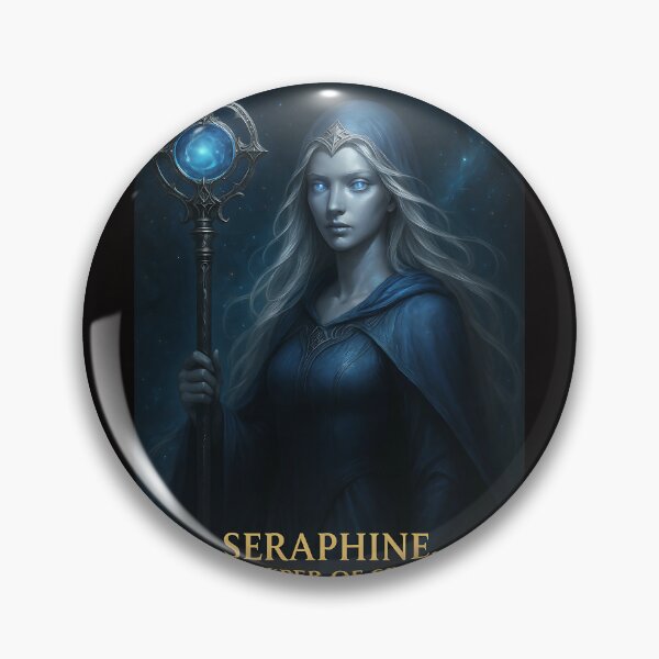 Artikelvorschau, Seraphine, die Hüterin der Geheimnisse – Wächterin von Eternium Fantasy Art entworfen und verkauft von KMChronicles.