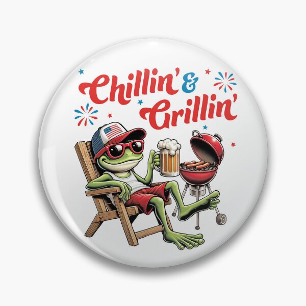 Item preview, Chillin' and Grillin' designed and sold by Eclectic Monkey.