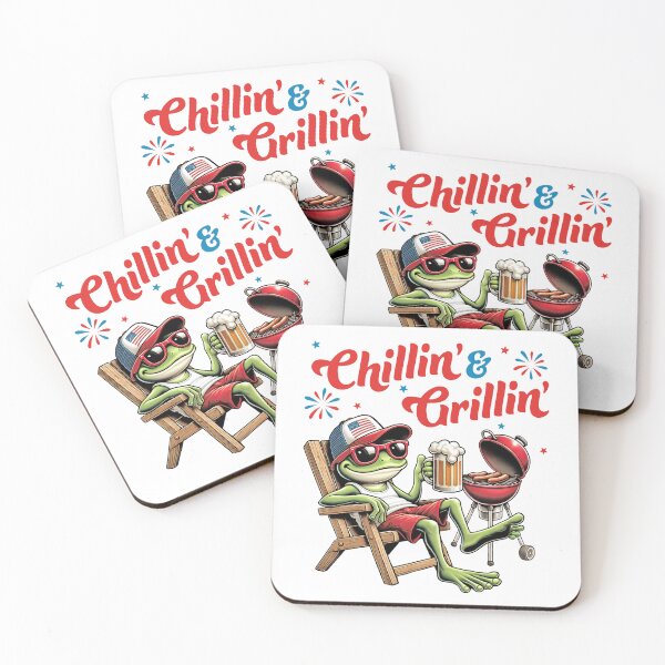 Item preview, Chillin' and Grillin' designed and sold by Eclectic Monkey.