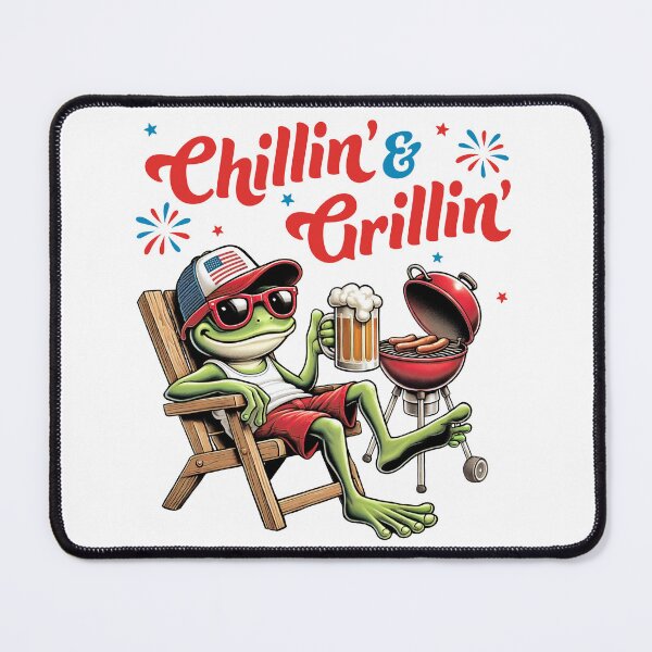 Item preview, Chillin' and Grillin' designed and sold by Eclectic Monkey.