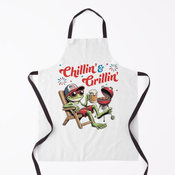 Item preview, Chillin' and Grillin' designed and sold by Eclectic Monkey.