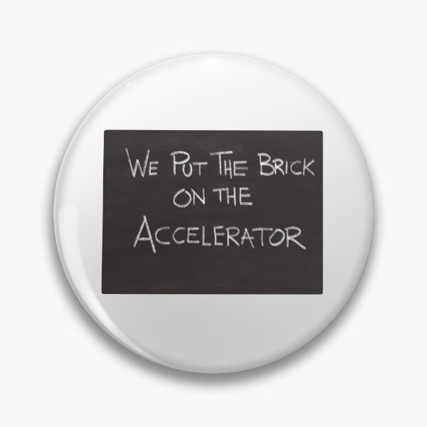 Item preview, Father Ted We Put The Brick On The Accelerator Chalkboard designed and sold by Lalia Designs.
