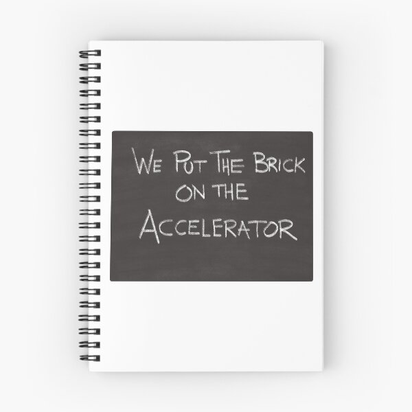 Item preview, Father Ted We Put The Brick On The Accelerator Chalkboard designed and sold by Lalia Designs.