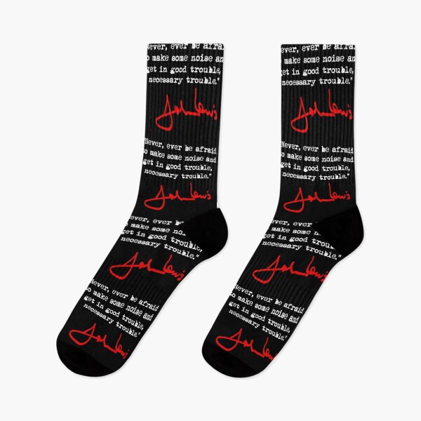 Item preview, Make some NOISE and get in Good Trouble - John Lewis (red signature) designed and sold by Thelittlelord.