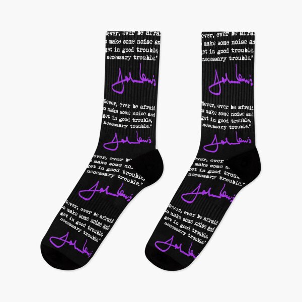 Item preview, Make some NOISE and get in Good Trouble - John Lewis (purple signature) designed and sold by Thelittlelord.