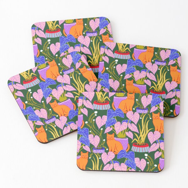 Item preview, Feline Jungle Mood - Electric designed and sold by marialindemann.
