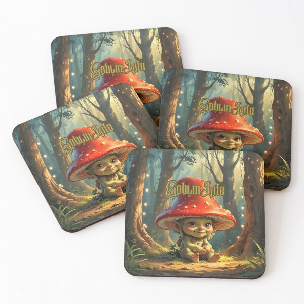 Item preview, Goblin Life: Baby Mushroom Goblinlet designed and sold by Edenglow Prints & Peculiars.