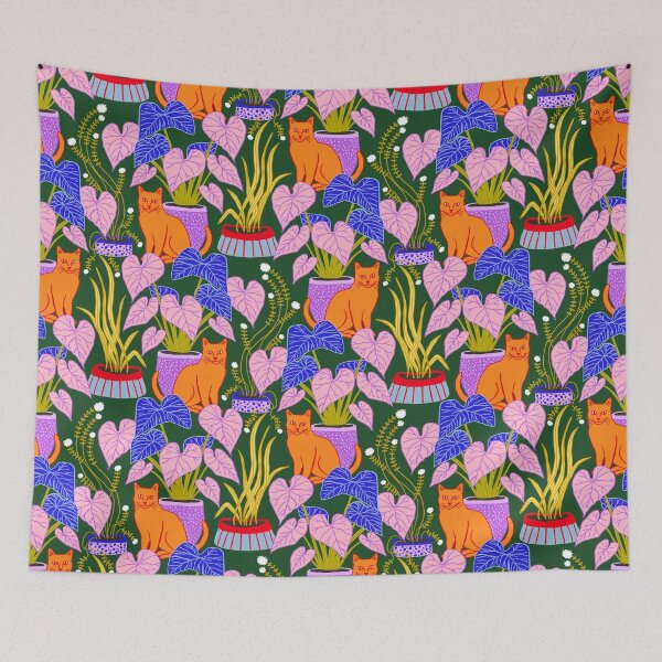 Item preview, Feline Jungle Mood - Electric designed and sold by marialindemann.