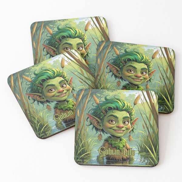 Item preview, Goblin Life: Bog-Born Goblin Girl designed and sold by Edenglow Prints & Peculiars.