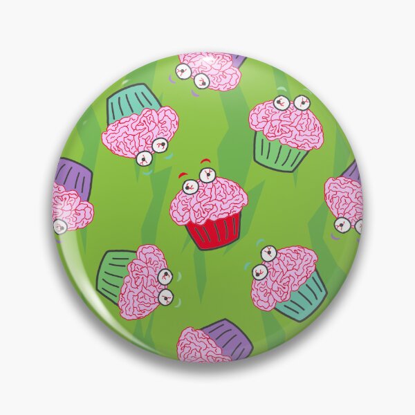 Item preview, Zombie Brains Cupcake Pattern designed and sold by ArtVixen.