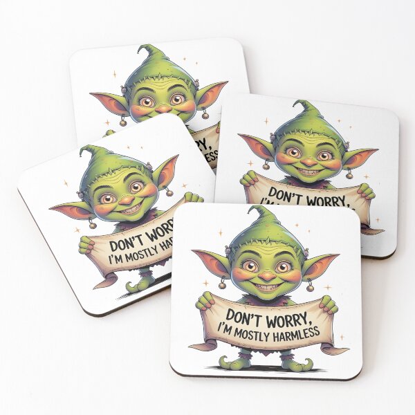 Item preview, Mostly Harmless Goblin designed and sold by Edenglow Prints & Peculiars.
