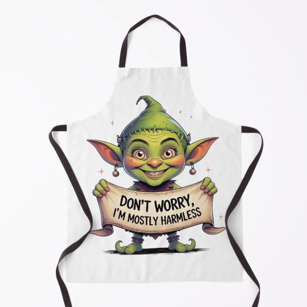 Item preview, Mostly Harmless Goblin designed and sold by Edenglow Prints & Peculiars.