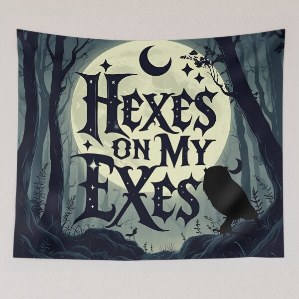 Item preview, Hexes on My Exes designed and sold by Edenglow Prints & Peculiars.