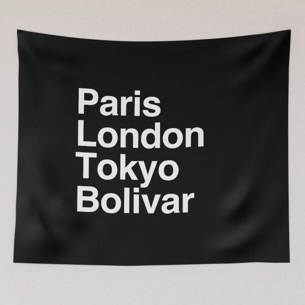 Item preview, Paris London Tokyo Bolivar designed and sold by Custom365.