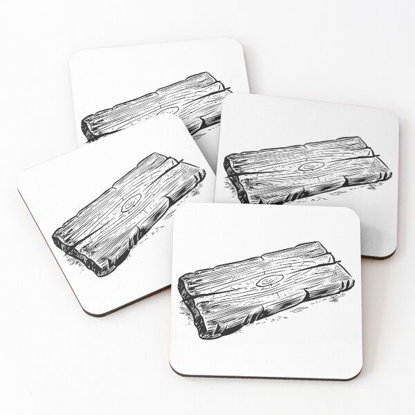 Item preview, Rustic Wood Slab Tree Slice Timber Cut Log Piece Cutout Plank designed and sold by inkoutninja.