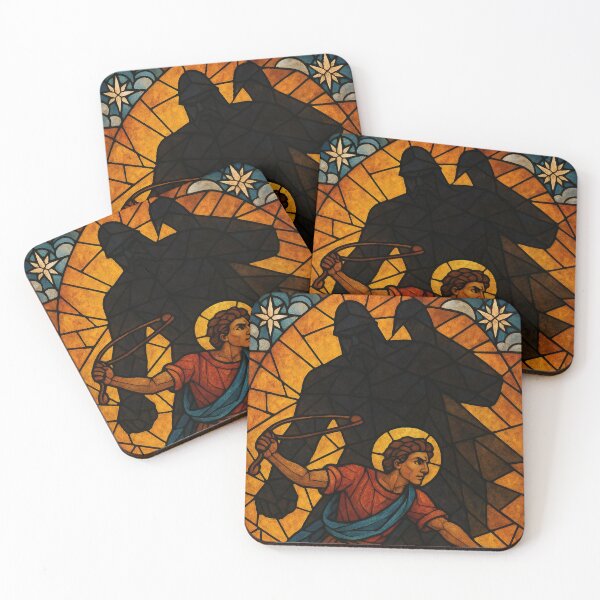 Item preview, David vs Goliath – Stained Glass Victory designed and sold by M-Y-T-H.