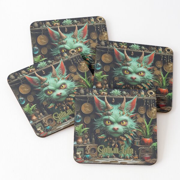 Item preview, Goblin Life: Feral Trinket Cat designed and sold by Edenglow Prints & Peculiars.
