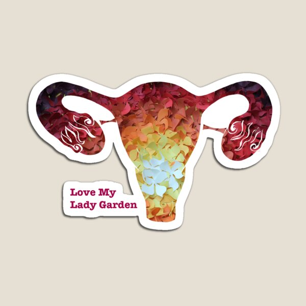 The Lady Garden Red Magnet