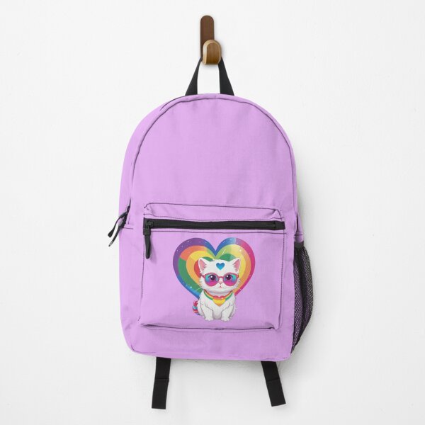 Item preview, Rainbow Kitty with Pride Glasses – Fun & Colorful LGBTQ+ Illustration for Gifts designed and sold by TheArtOfChaa.