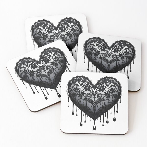 Item preview, Gothic Laced Heart designed and sold by Edenglow Prints & Peculiars.