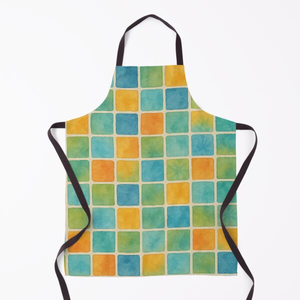 Item preview, Watercolor Mosaic Tile designed and sold by mayhaku.