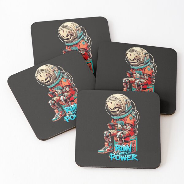 Item preview, Run With Power Cyber Astronaut designed and sold by Thaivi Design.