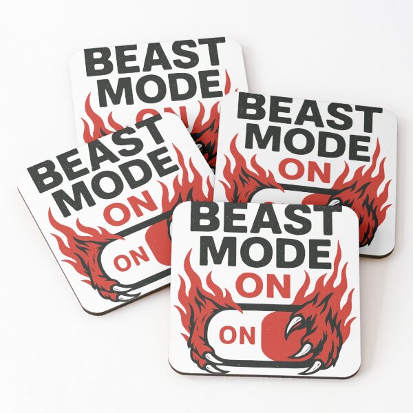 Item preview, Beast Mode On Flaming Switch Gym Motivation Design designed and sold by Bmd4Fitness.