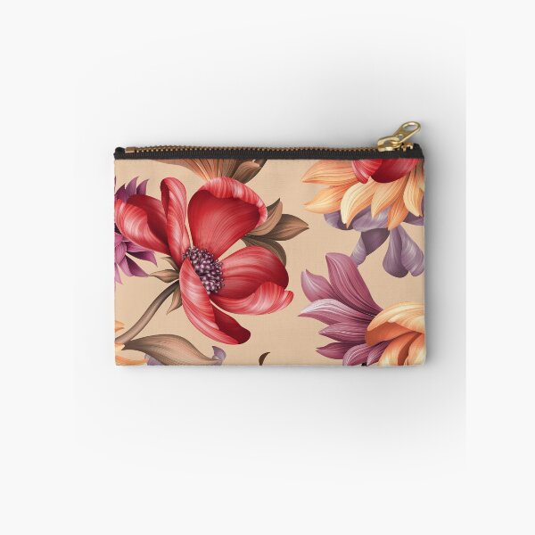 Item preview, Elegant taupe classic floral designed and sold by RoseAesthetic.