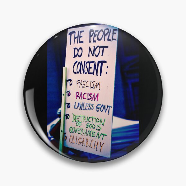 Item preview, The People Do Not Consent – Protest Sign from the No Kings Rally designed and sold by aadventures.