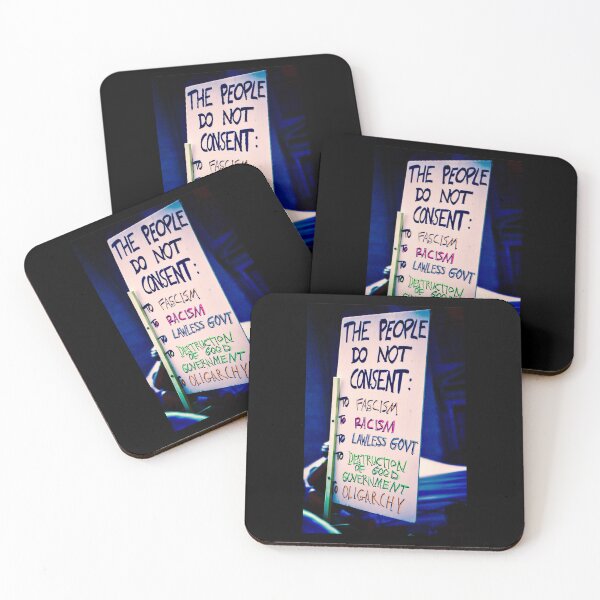 Item preview, The People Do Not Consent – Protest Sign from the No Kings Rally designed and sold by aadventures.
