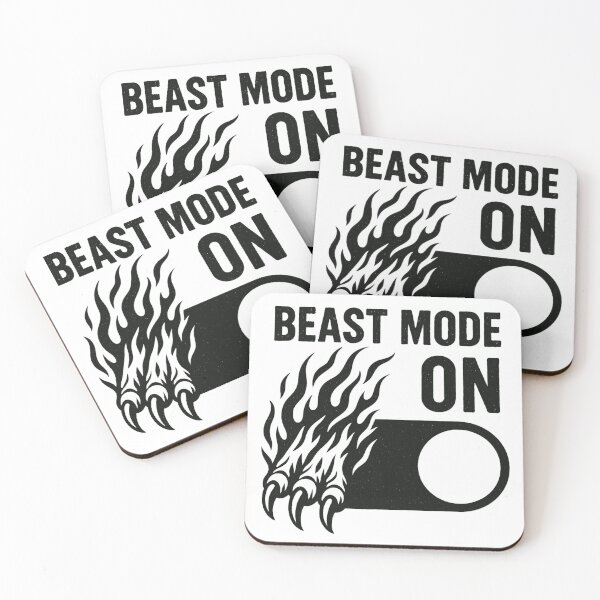 Item preview, Beast Mode On Flaming Switch Gym Motivation Design designed and sold by Bmd4Fitness.