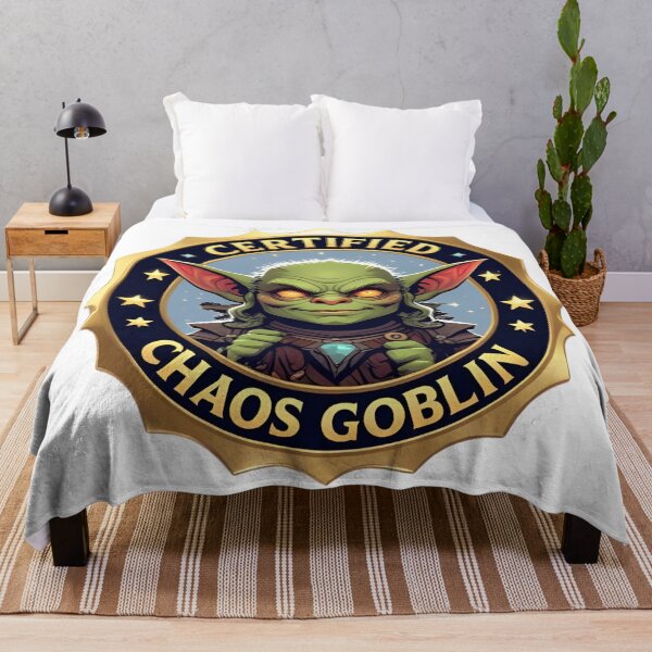 Item preview, Certified Chaos Goblin designed and sold by Edenglow Prints & Peculiars.