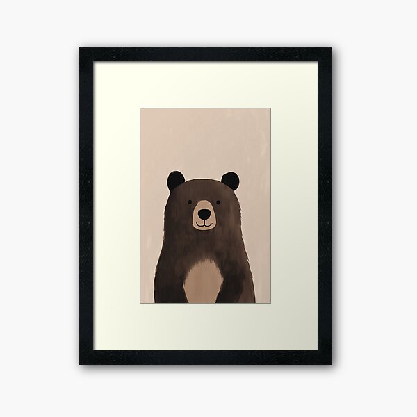 Aperçu de l'œuvre Crèche Brown Bear Boy créée et vendue par Nova~Prints.