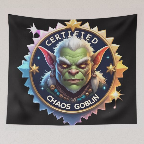 Item preview, Certified Chaos Goblin designed and sold by Edenglow Prints & Peculiars.