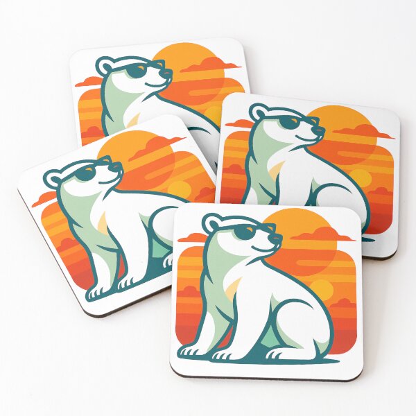 Item preview, Cool Polar Bear with sun glasses designed and sold by Andykinoz.
