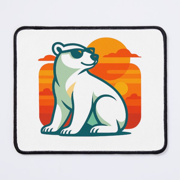 Item preview, Cool Polar Bear with sun glasses designed and sold by Andykinoz.