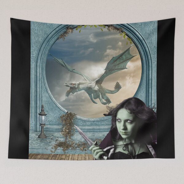 Item preview, Gothic Dragon Slayer designed and sold by Edenglow Prints & Peculiars.
