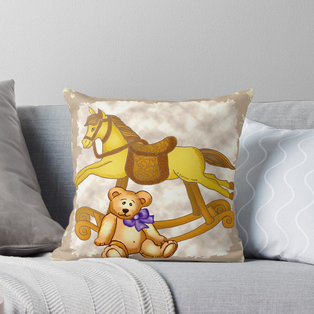 Rocking Horse pillow