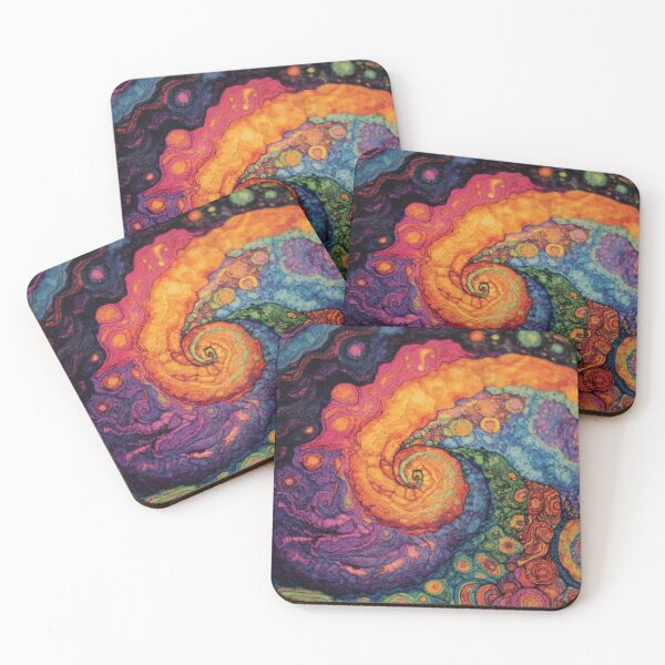 Item preview, Colorful Swirls, Batik-Style designed and sold by SkyBridgePRJ.