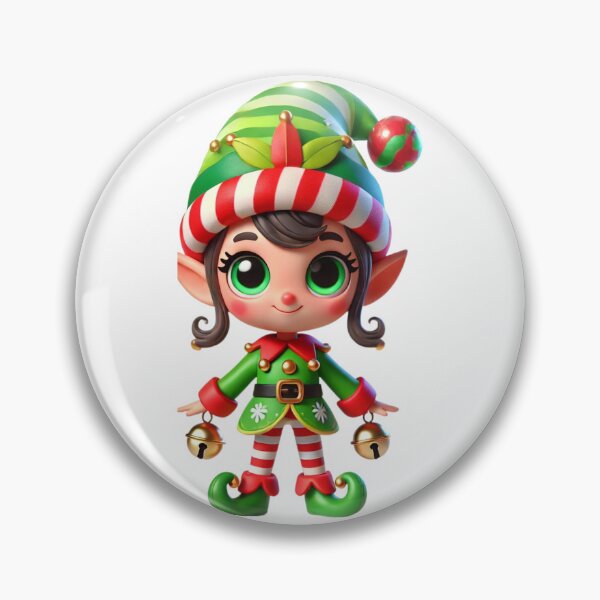 Item preview, Adorable Christmas Elf Girl designed and sold by Sillytoe.