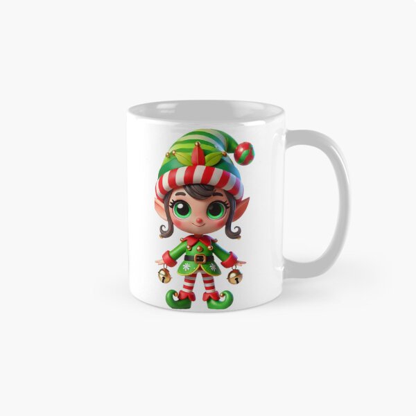 Item preview, Adorable Christmas Elf Girl designed and sold by Sillytoe.