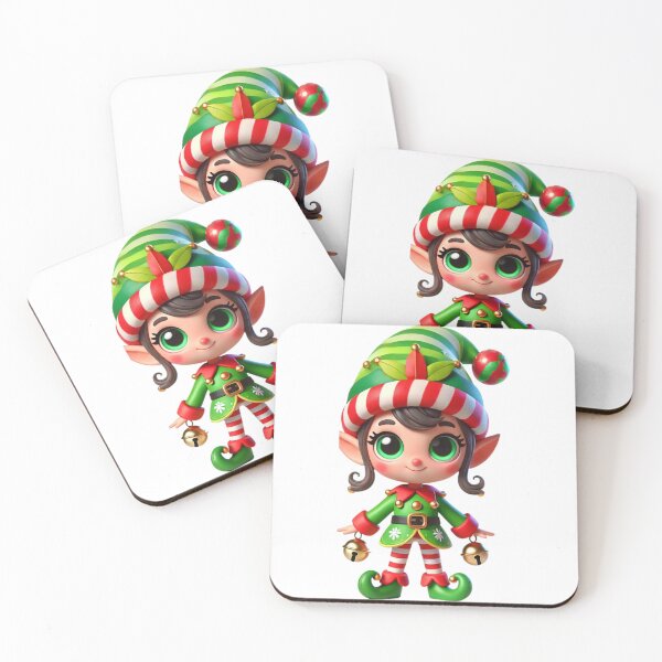 Item preview, Adorable Christmas Elf Girl designed and sold by Sillytoe.