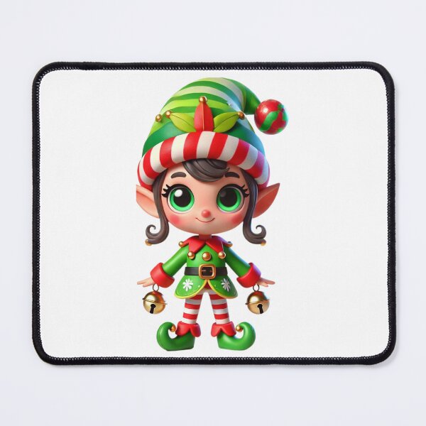 Item preview, Adorable Christmas Elf Girl designed and sold by Sillytoe.