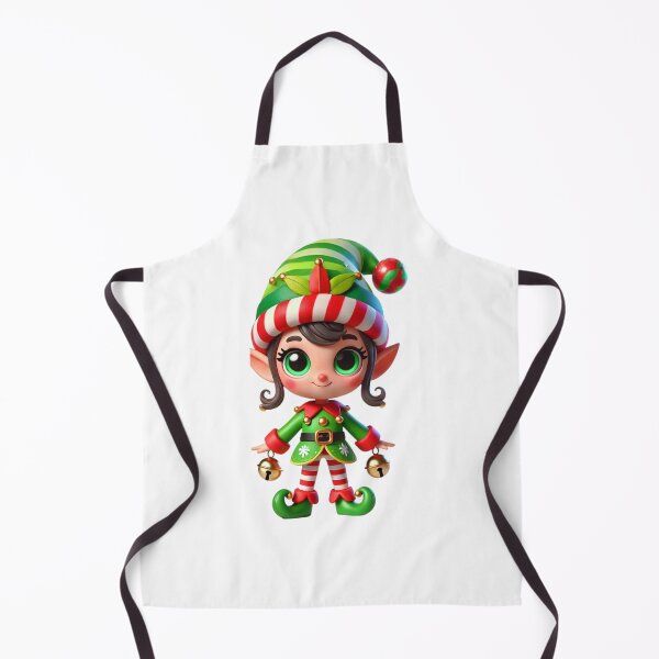 Item preview, Adorable Christmas Elf Girl designed and sold by Sillytoe.