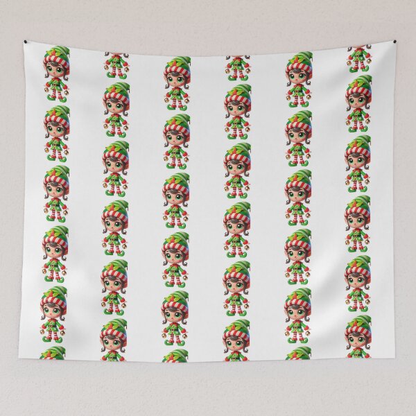 Item preview, Christmas Elf Girl with Jingle Bells designed and sold by Sillytoe.