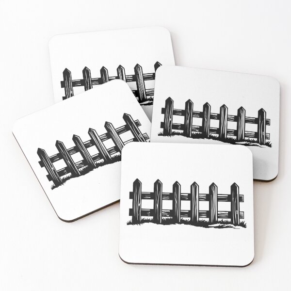 Item preview, Rustic Old Picket Fence Cedar Ranch Farm Post Country designed and sold by inkoutninja.