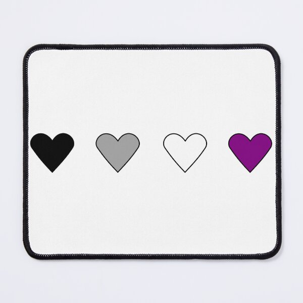 Item preview, Asexual / Demisexual Pride Hearts designed and sold by EBParsley.